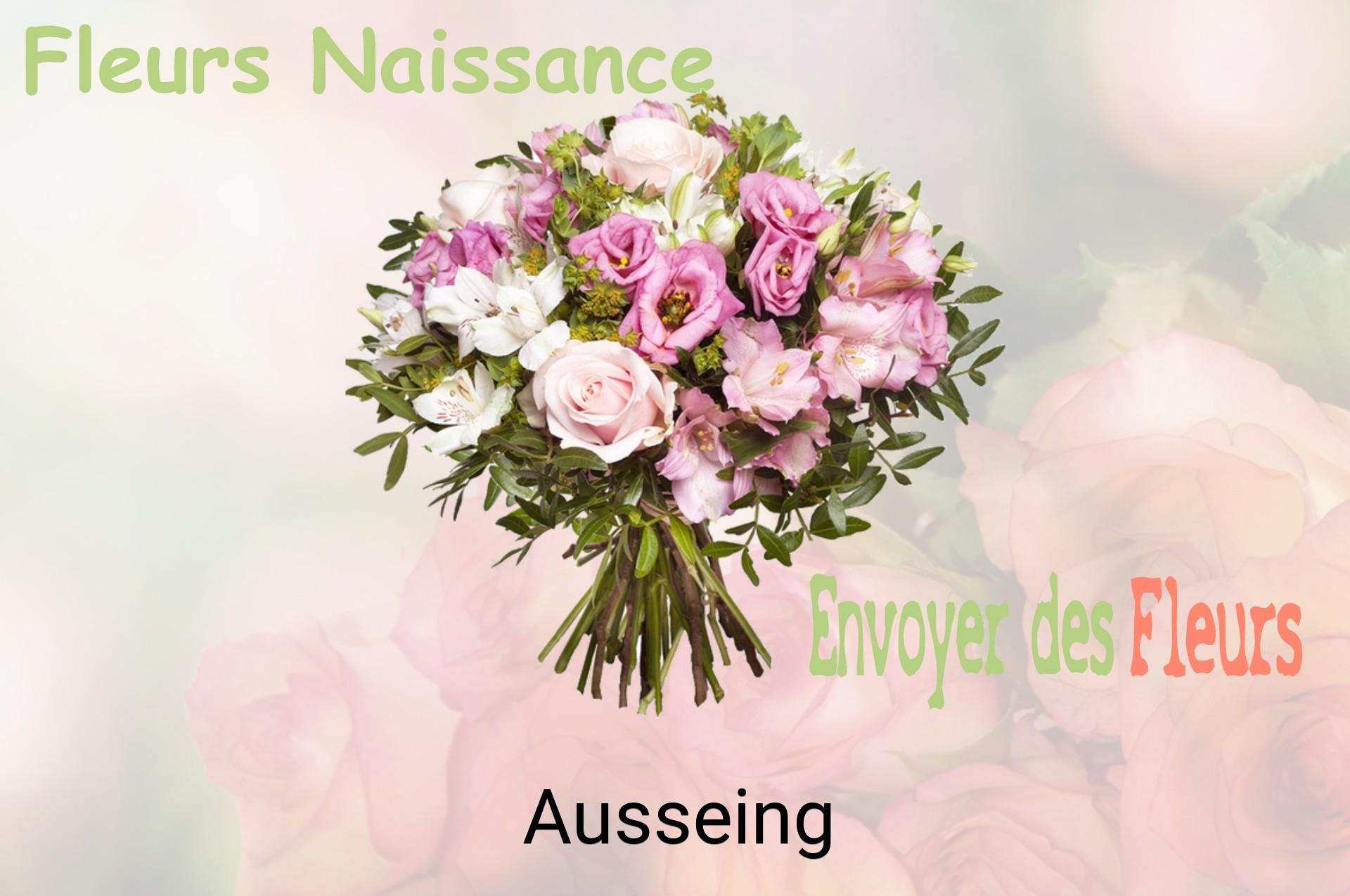 Bouquet de fleurs de naissance livré à Ausseing